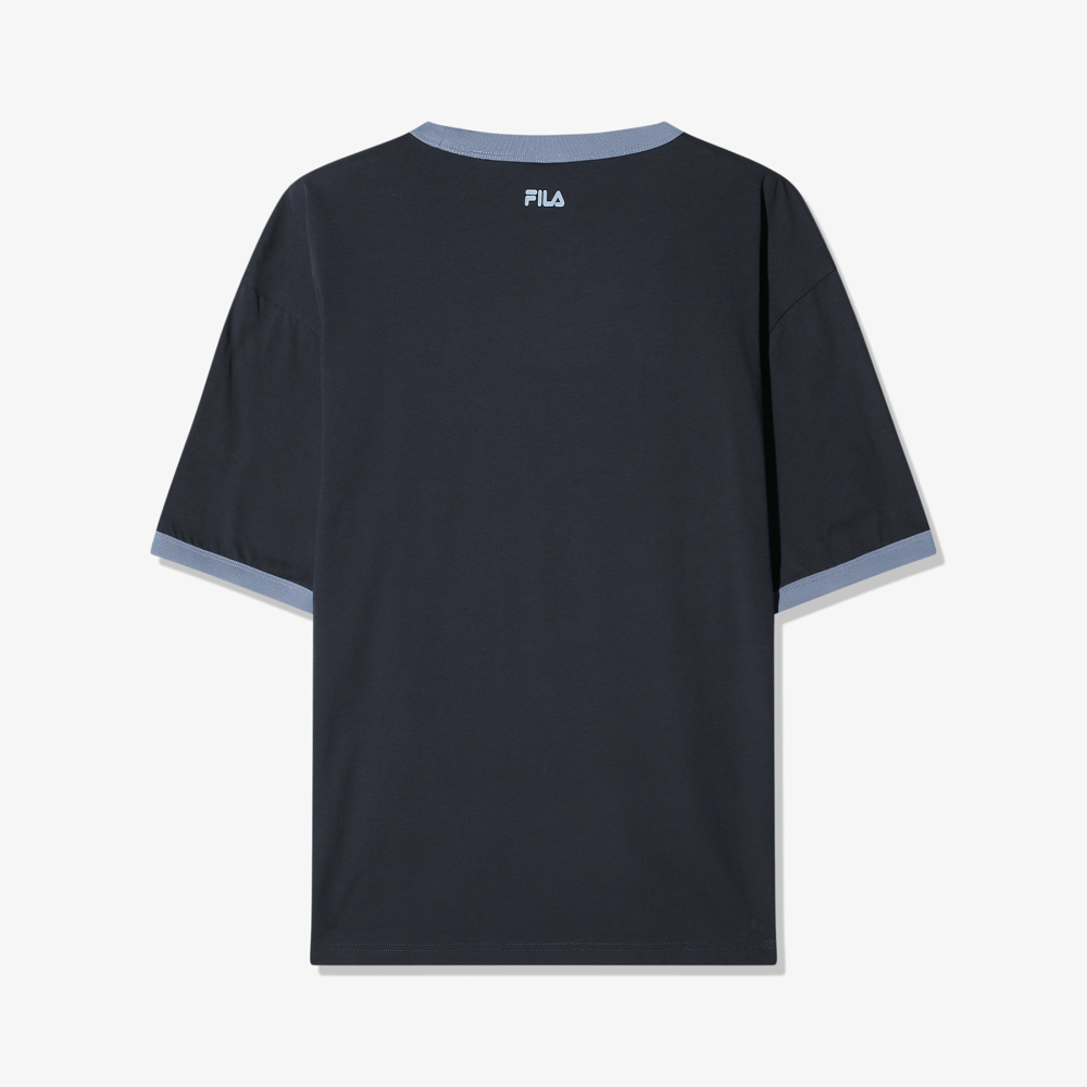 [6% 적립] 휠라 Coldwave+ 링거 그래픽 반팔티 차콜그레이([6% 적립] FILA Coldwave+ Ringer Graphic T-Shirt Charcoal Gray) - 3