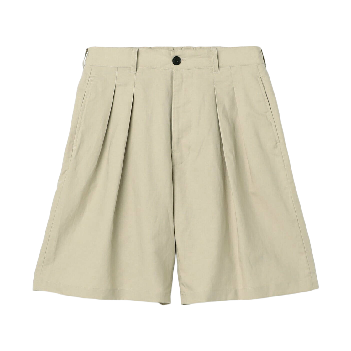 (W) 단톤 2플리츠 쇼츠 베이지((W) Danton 2-Pleat Shorts Beige)