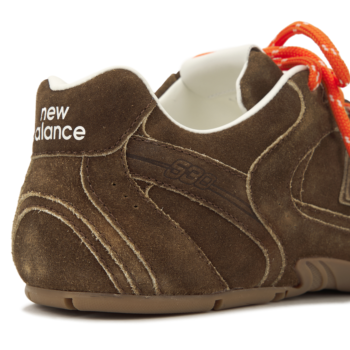 (W) 뉴발란스 x 미우 미우 530 스웨이드 메쉬 스니커즈 시나몬((W) New Balance x Miu Miu 530 Suede Mesh Sneakers Cinnamon) - 8