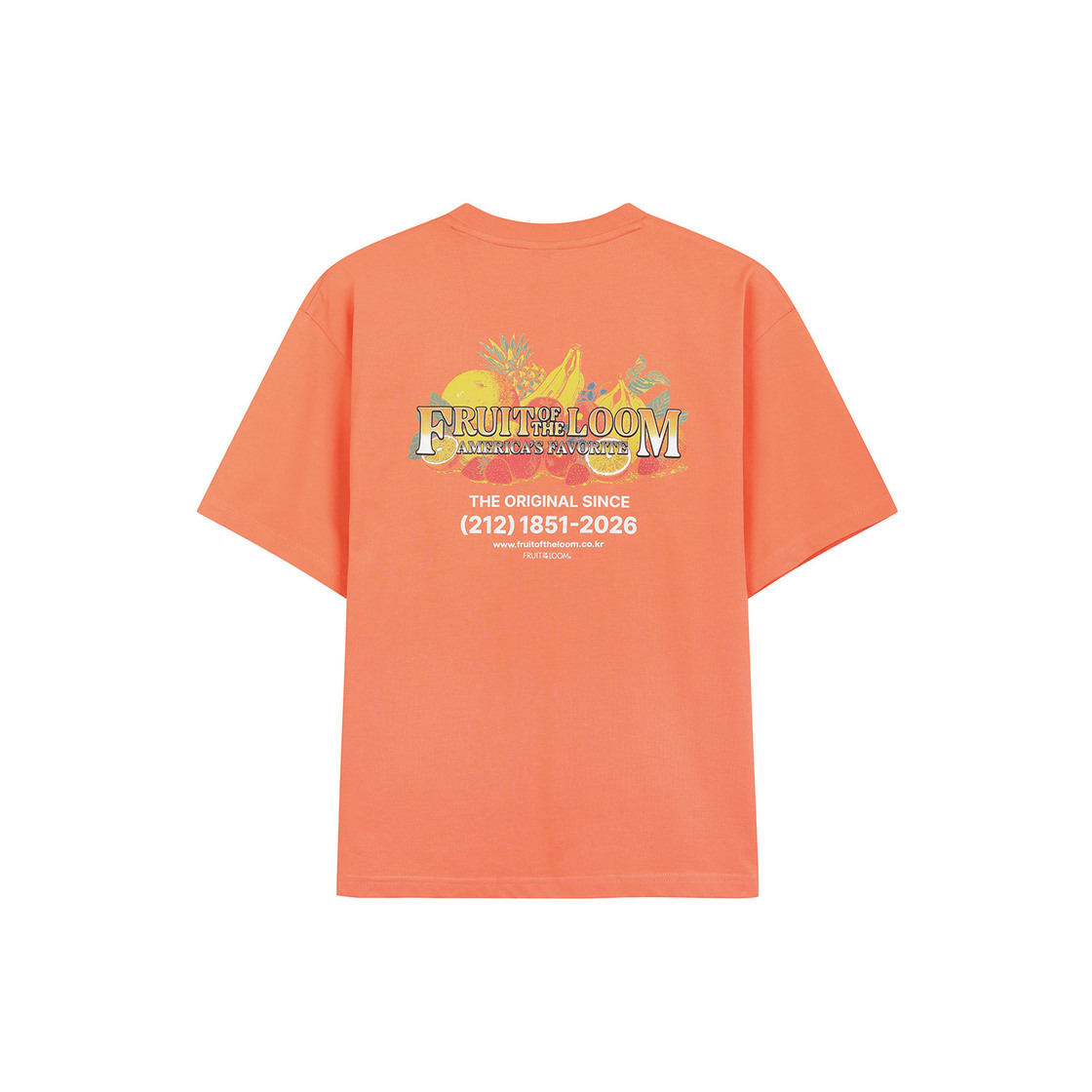 프룻오브더룸 프룻 오리지널 반팔티셔츠 오렌지(fruitoftheloom Fruit Original Banpal T-shirts ORANGE) - 2