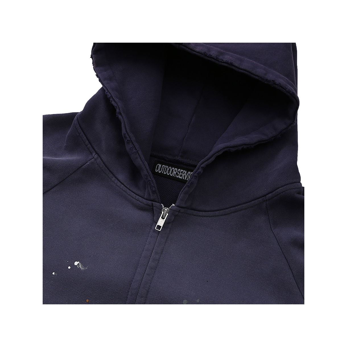 아웃도어서비스 페인티드 집 후디 - 네이비(OS Painted Zip Hoodie - Navy) - 3