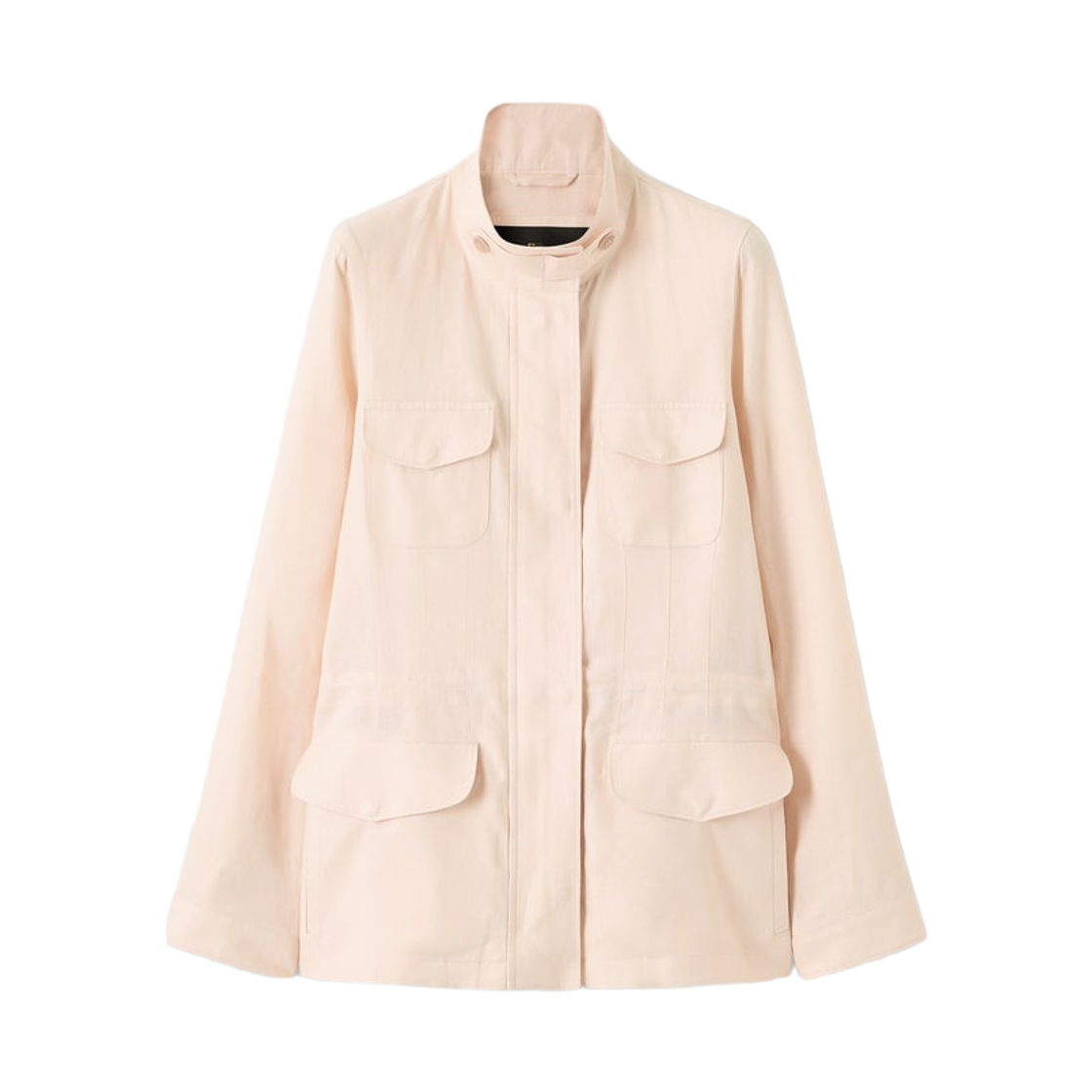 (W) 로로 피아나 리넨 레인 시스템 트래블러 미니 필드 자켓 라이트 가데니아((W) Loro Piana Linen Rain System Traveller Mini Field Jacket Light Gardenia) - 1