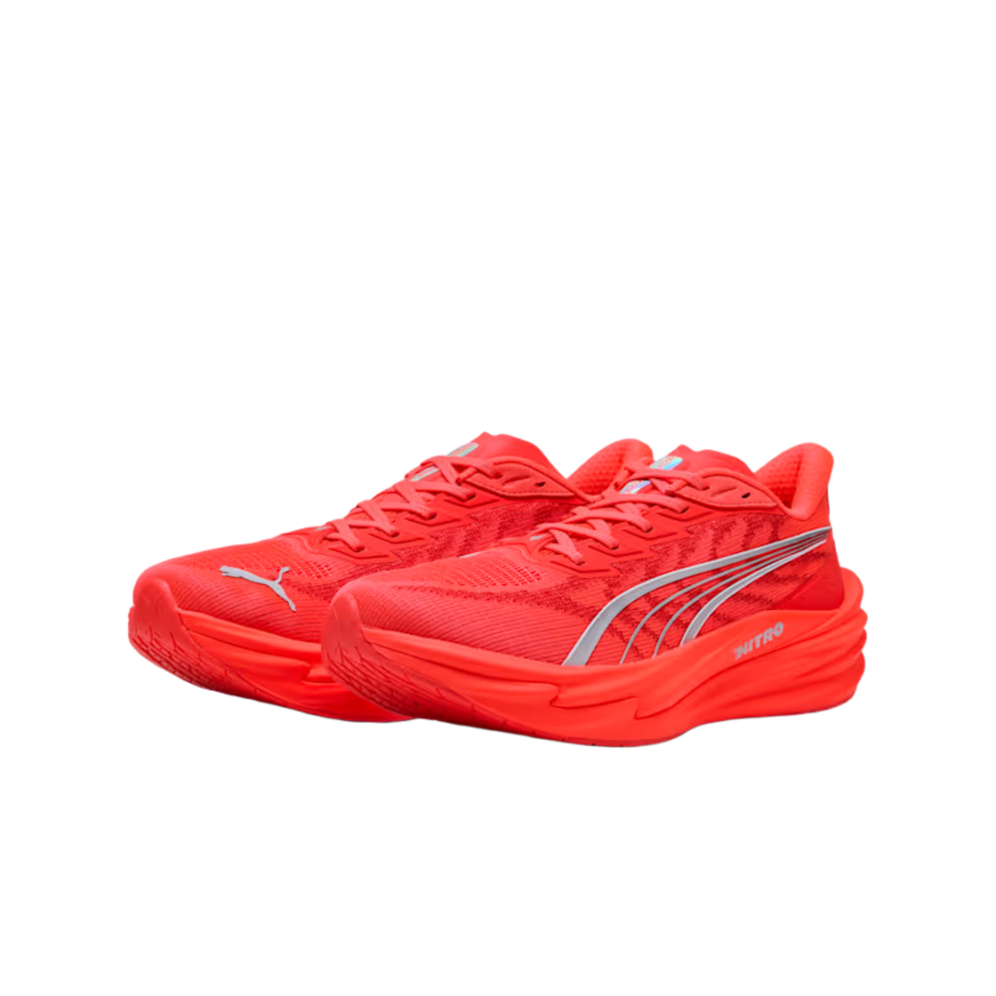 푸마 디비에이트 나이트로 4 울트라 레드 푸마 실버(Puma Deviate Nitro 4 Ultra Red Puma Silver) - 2