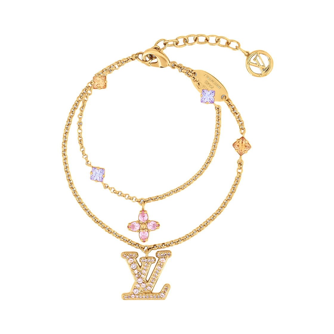 MA084A (W) Louis Vuitton Lady LV Bracelet Gold