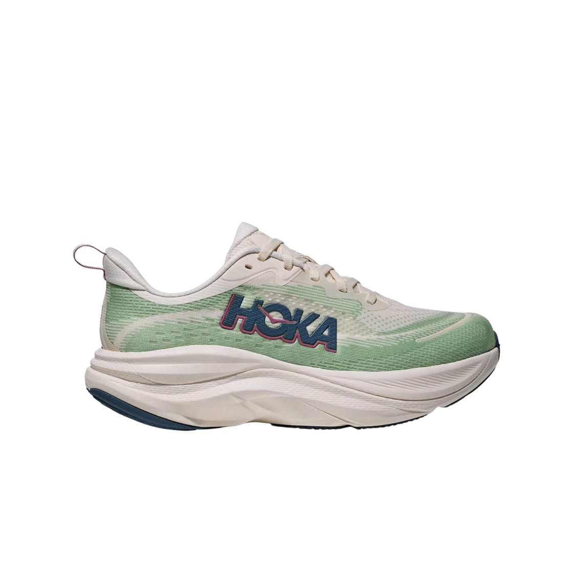 1155113-ARVN (W) Hoka Skyflow Alabaster Vintage Green