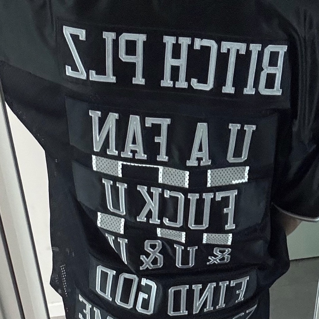 Supreme Find God Football Jersey Black - 26SS 착용 스타일
