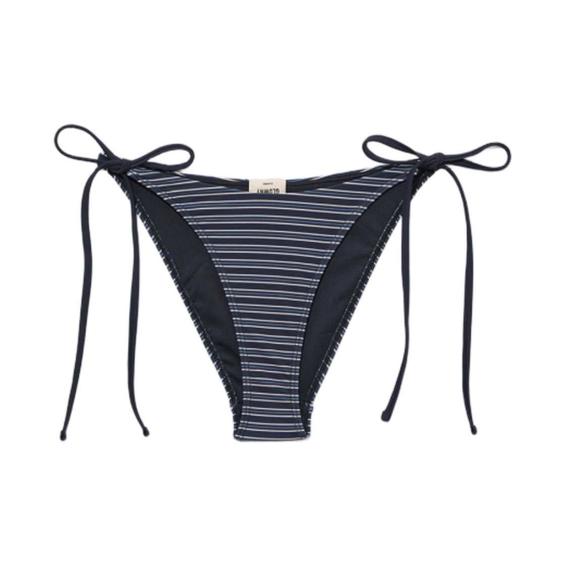 (W) 글로니 G 앵콜 스트라이프 비키니 바텀 네이비 스트라이프((W) Glowny G Encore Stripe Bikini Bottom Navy Stripe)