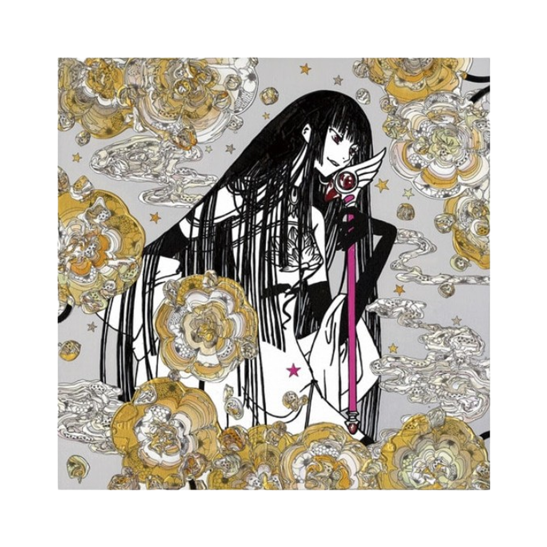 컨버스 도쿄 x 클램프 x 오쿠다 유타 그래픽 포스터 xxx홀릭 A(Converse Tokyo x Clamp x Yuta Okuda Graphic Poster xxxHolic A)