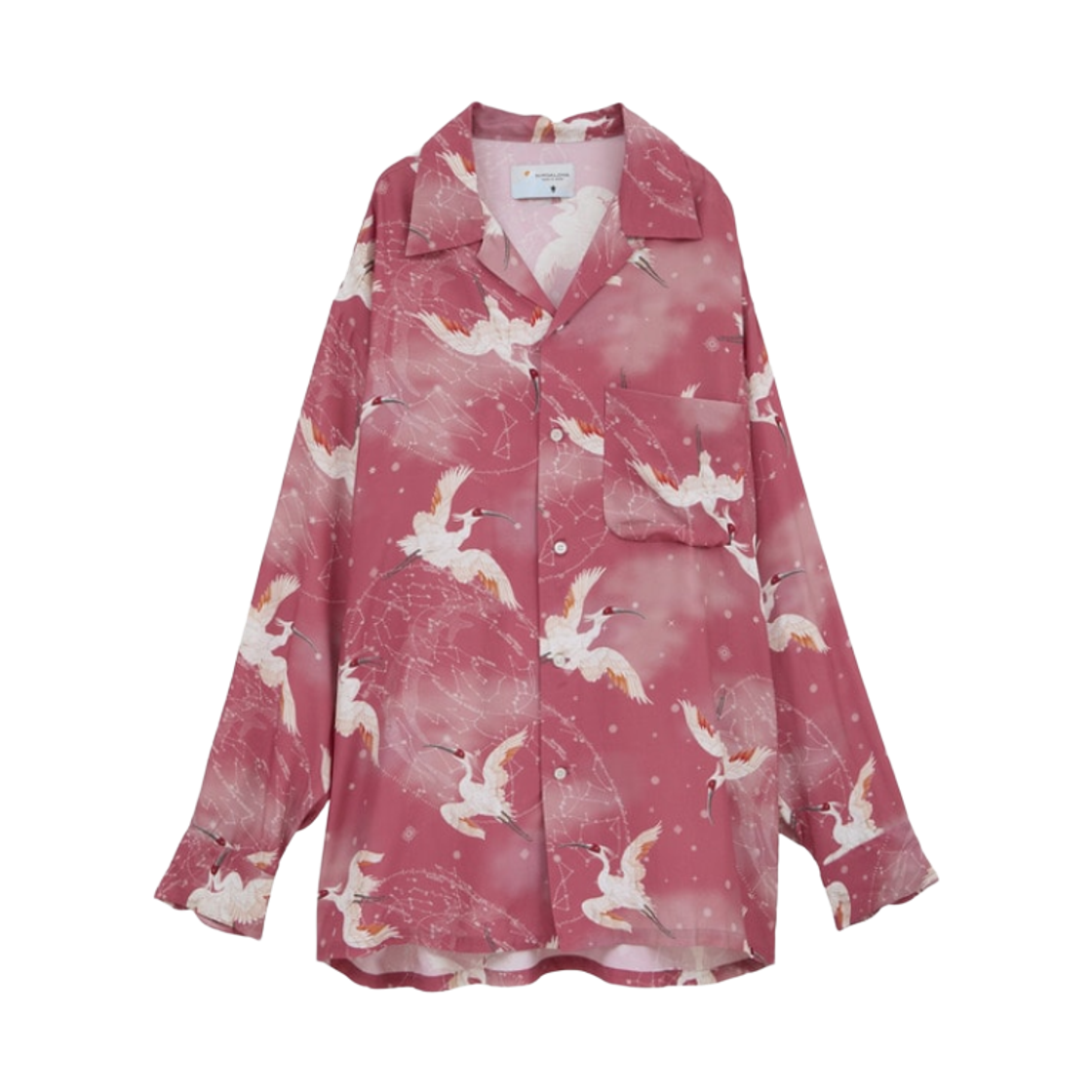 A2859FB349 Converse Tokyo x Nipoaloha Toki Long Sleeve Shirt Red
