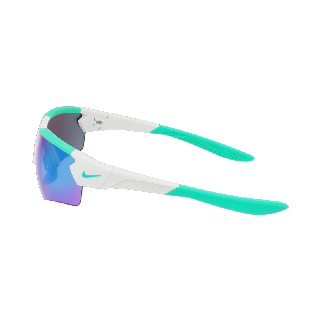 나이키 클락 듀오 E 선글라스 매트 라이트 실버 그린 미러(Nike Cloak Duo E Sunglasses Matte Light Silver Green Mirror) - 2