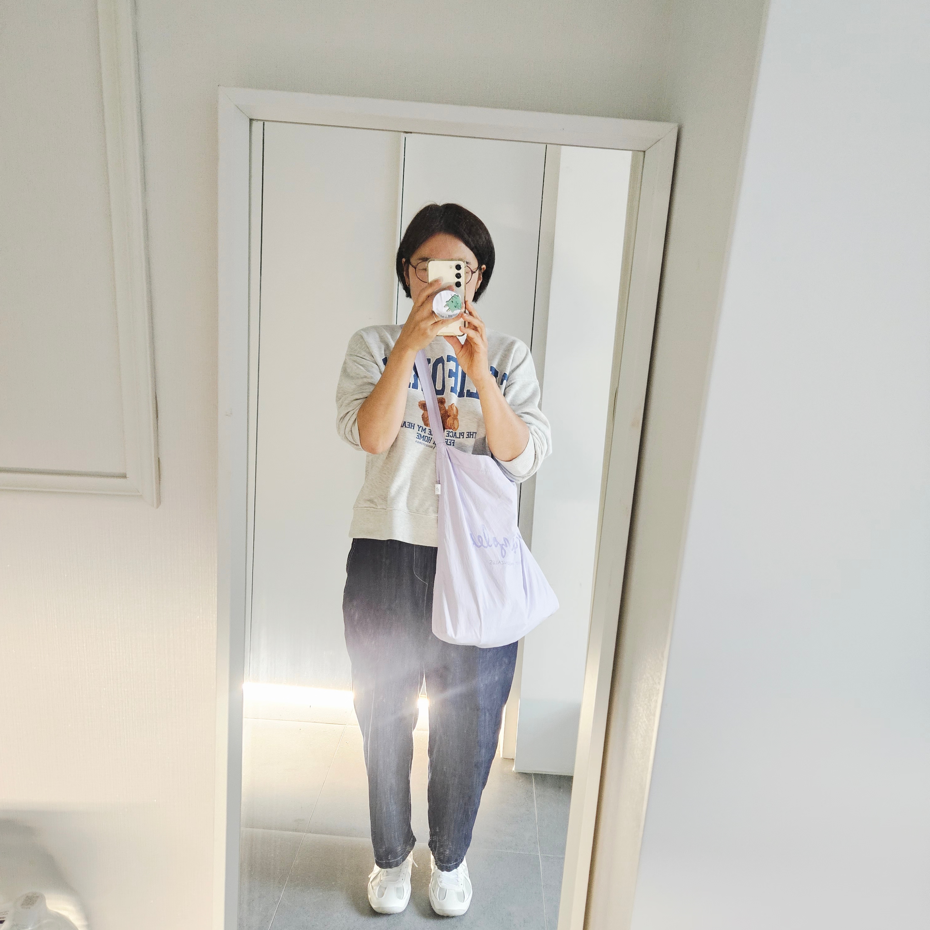 Fila Glio Cream 착용 스타일 - 2