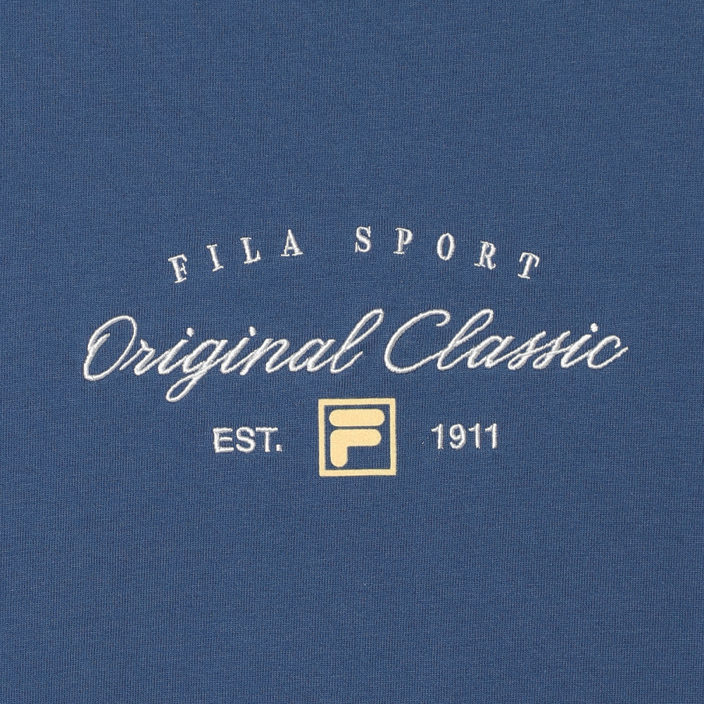 [6% 적립] 휠라 Coldwave+ 트랙 어깨배색 반팔티 다크블루([6% 적립] FILA Coldwave+ Track Color Block T-Shirt Dark Blue) - 4