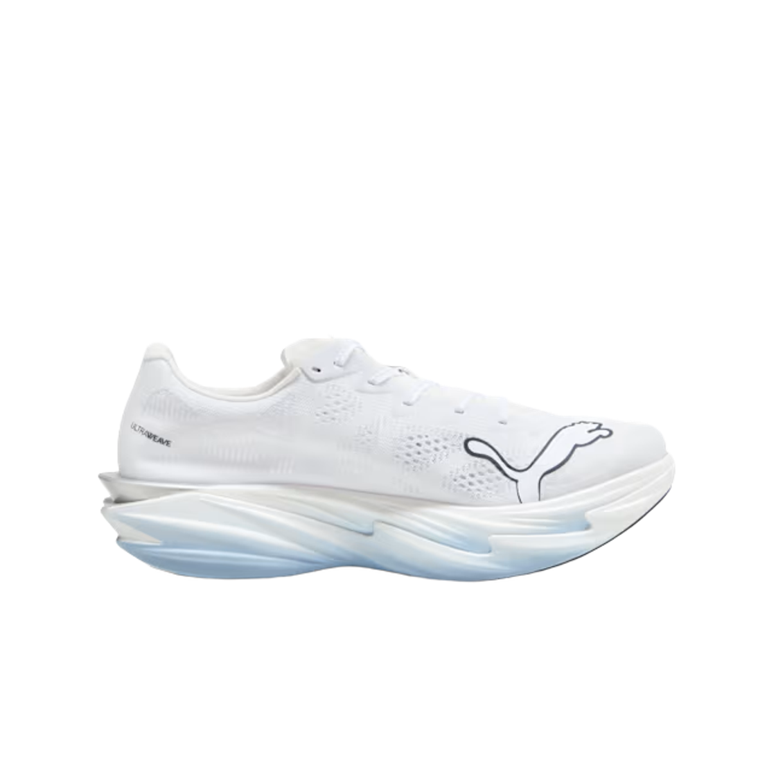 312127-09 Puma Deviate Nitro Elite 4 Puma White Chambray Blue Persian Blue