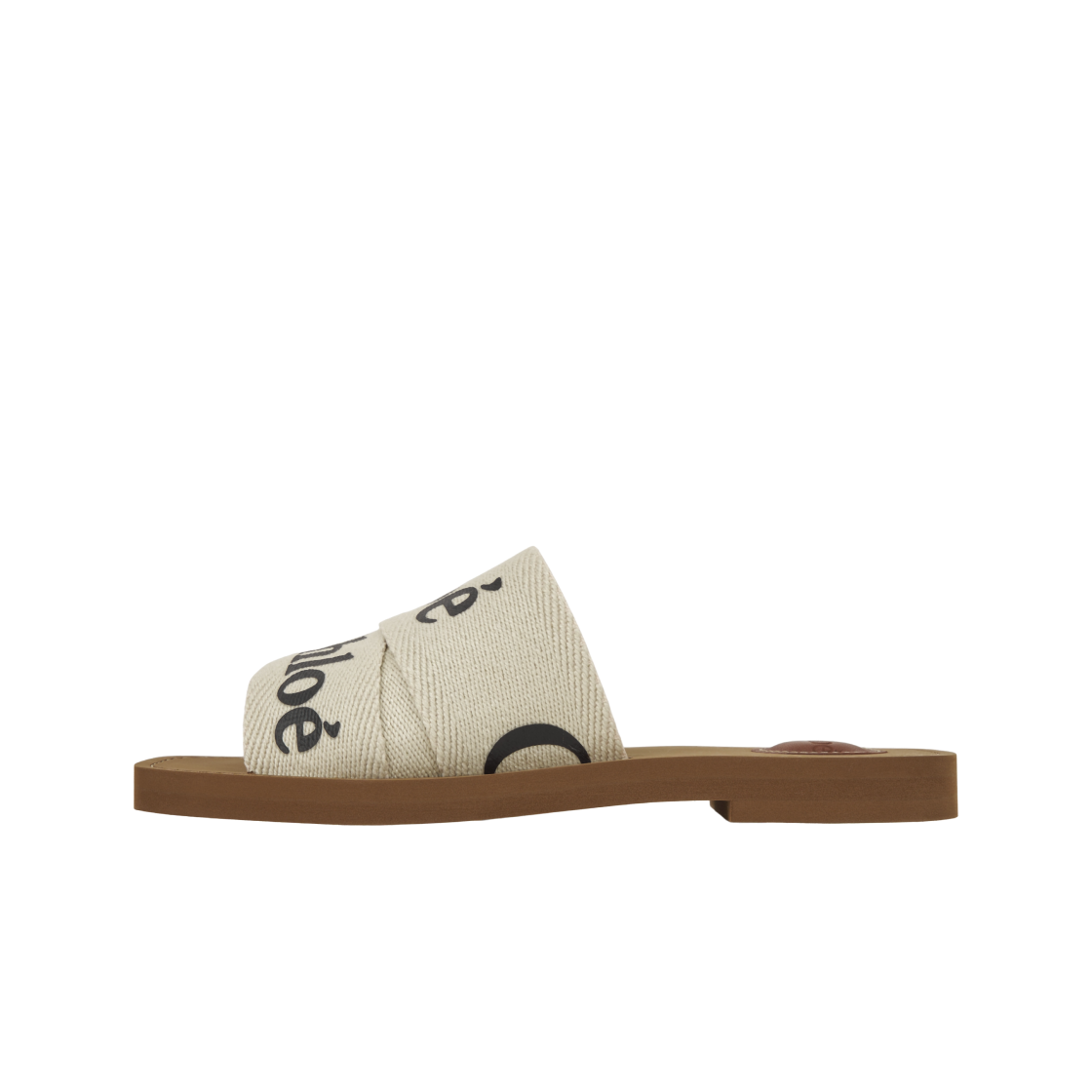 (W) 끌로에 우디 플랫 뮬 화이트((W) Chloe Woody Flat Mule White) - 3