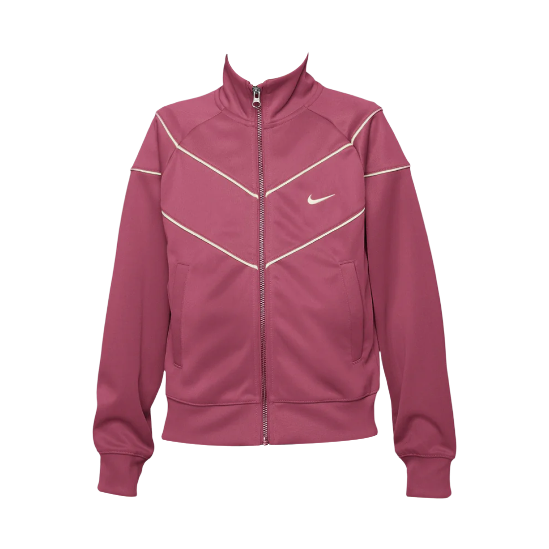 HQ9448-634 (Kids) Nike NSW Knit Track Jacket Sweet Beet Sail (HQ9448-634)