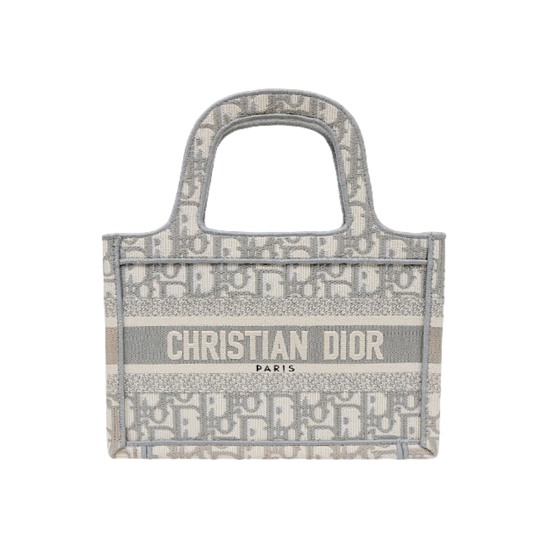ITIK6M7MGHIF Dior Gray Mini Book Tote C-A60053