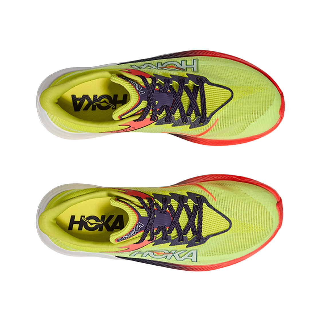 호카 로켓 X 3 네온 유즈 스퀴드 잉크(Hoka Rocket X 3 Neon Yuzu Squid Ink) - 2