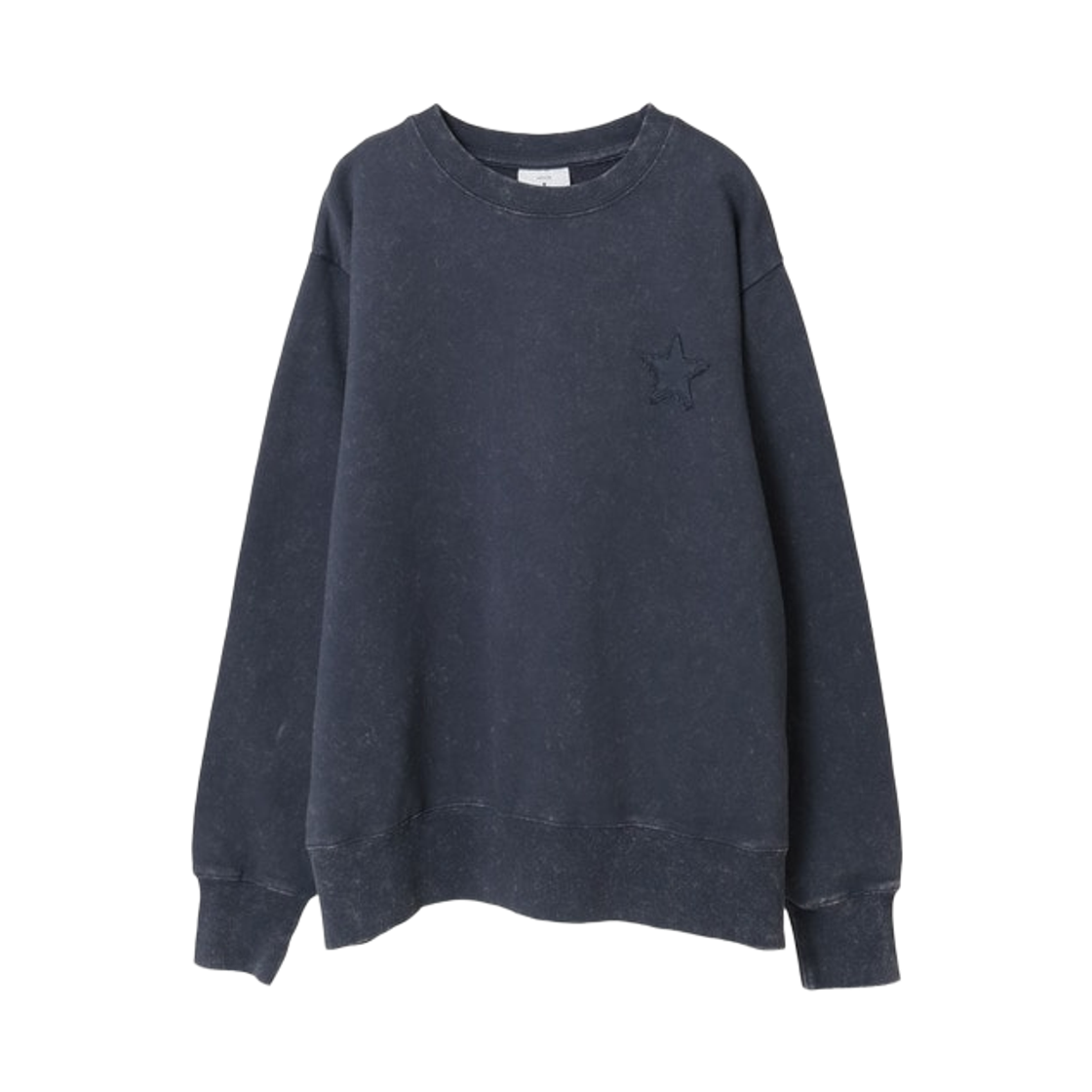 컨버스 도쿄 스타 패치 레터링 스웨트 블루(Converse Tokyo Star Patch Lettering Sweat Blue) - 2