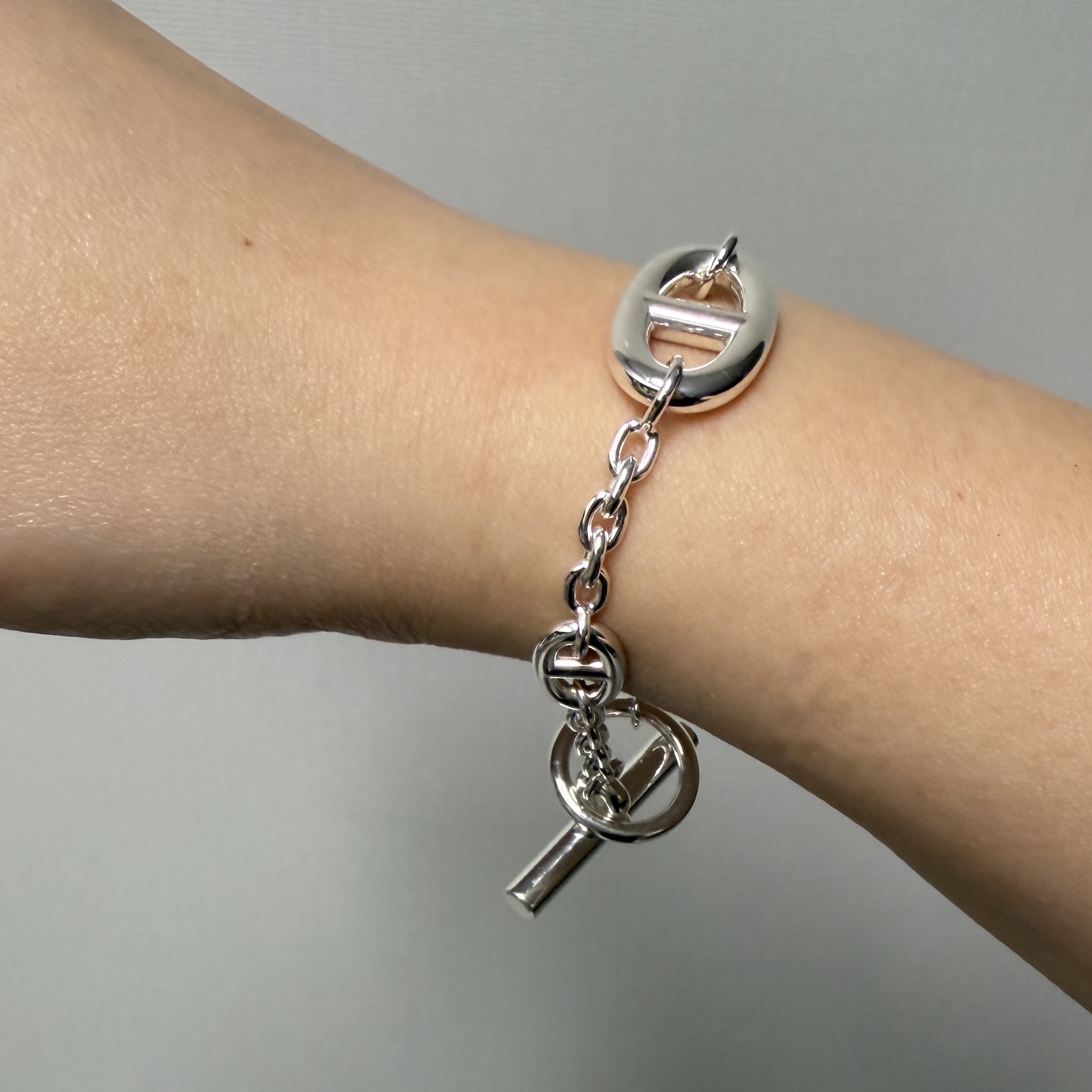 Hermes Farandole Bracelet Silver 착용 스타일
