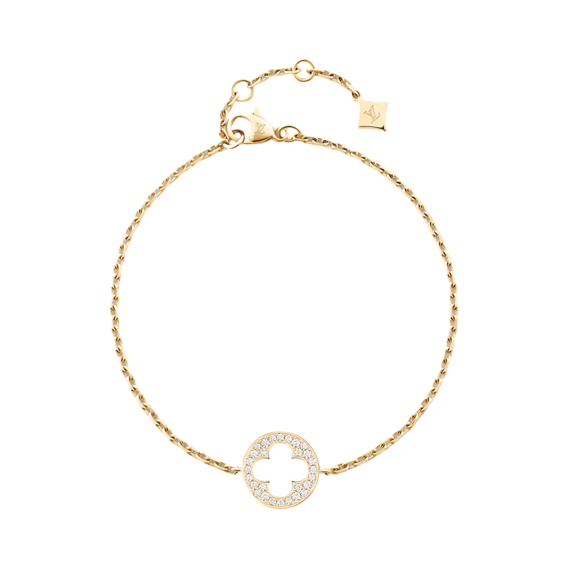QA5540 (W) Louis Vuitton Empreinte Chain Bracelet Yellow Gold And Diamonds Yellow Gold