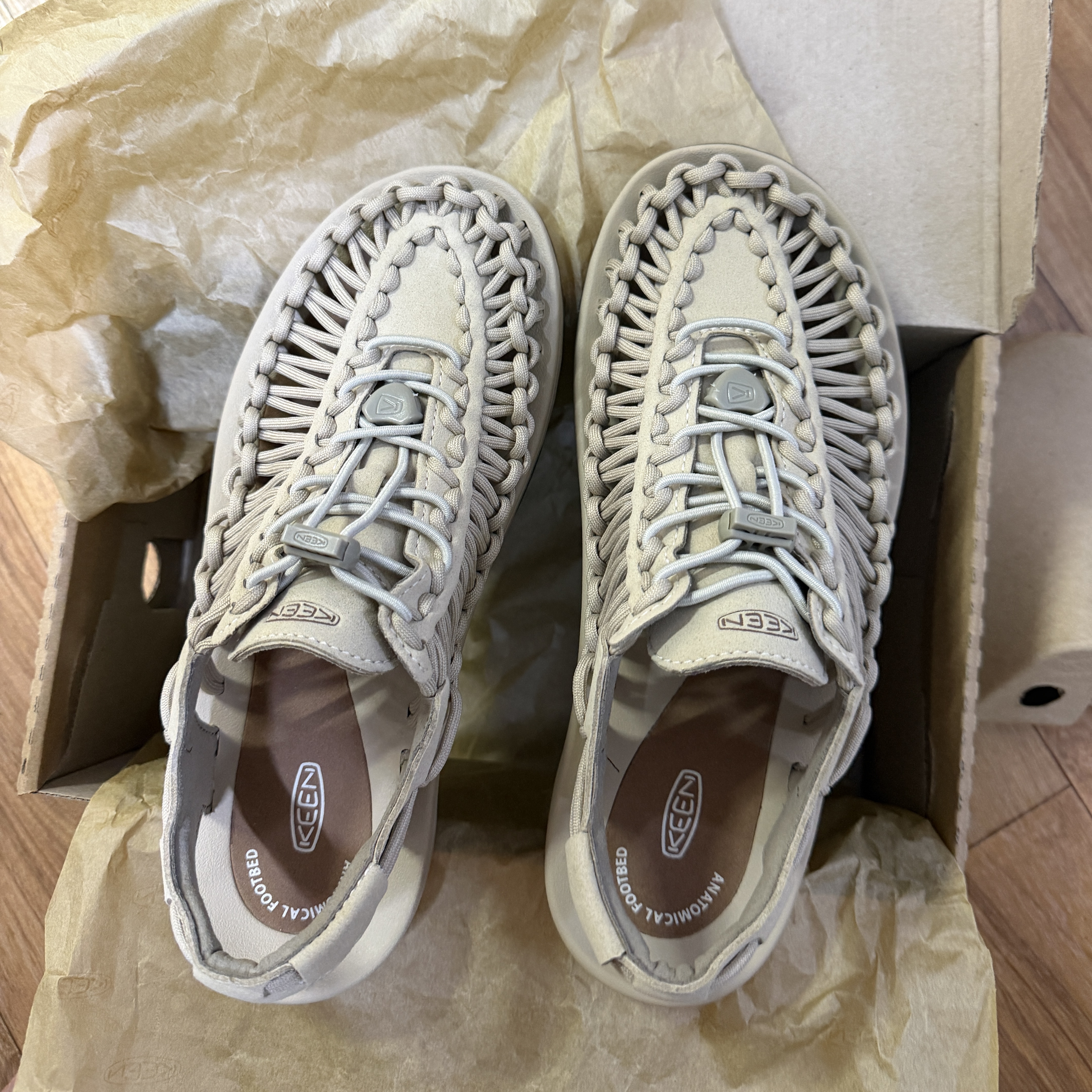 Keen Uneek Sandals Women Safari/Safari 착용 스타일 - 3