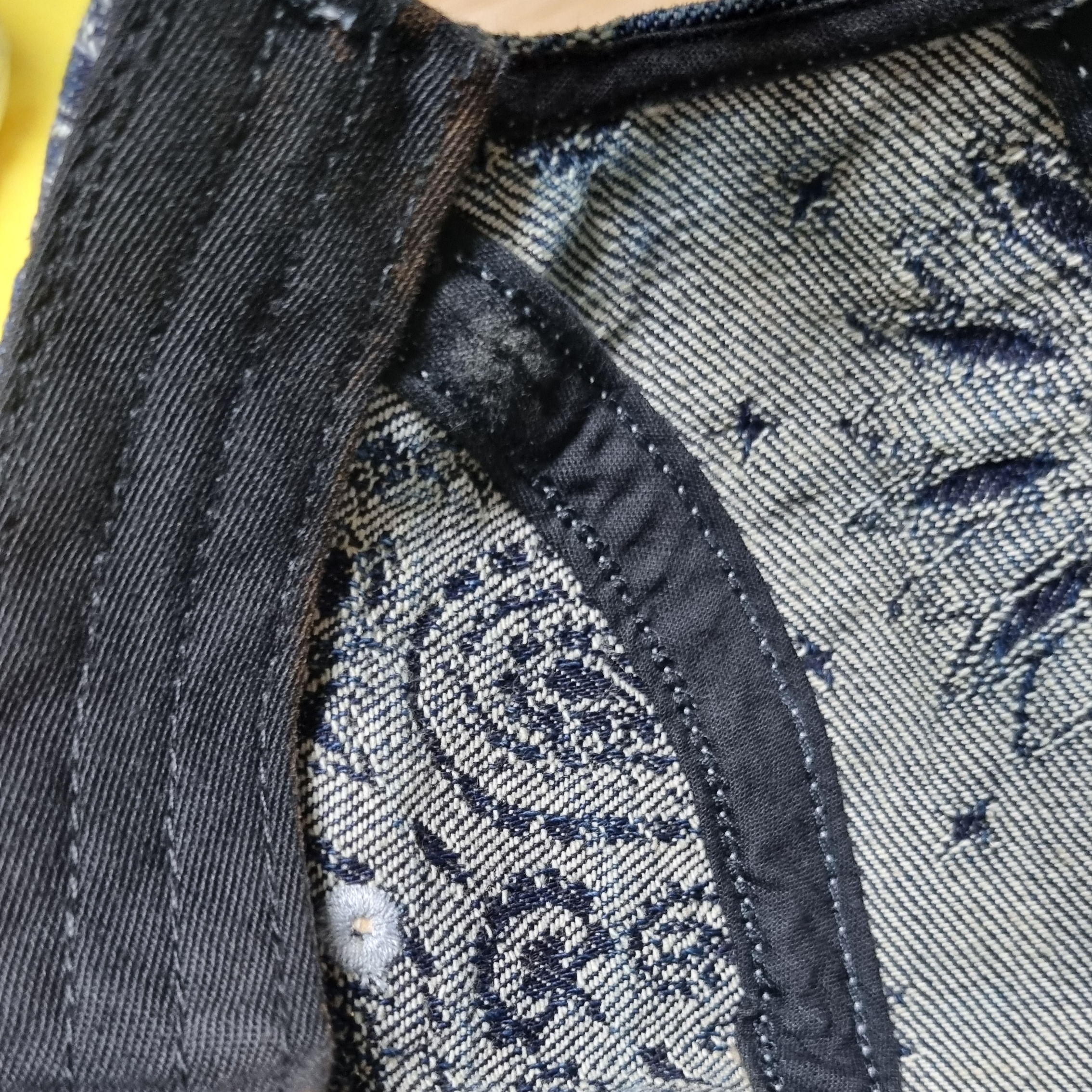 Supreme Bandana Jacquard Denim Camp Cap Blue - 25SS 착용 스타일 - 3