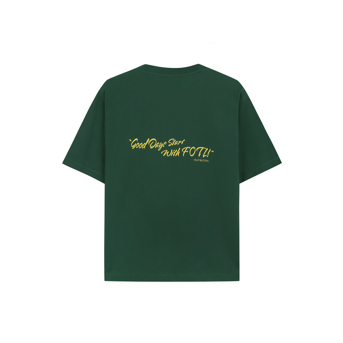 프룻오브더룸 프룻 1851 레몬 반팔티셔츠 그린(fruitoftheloom Fruit 1851 Lemon Banpal T-shirts GREEN) - 2