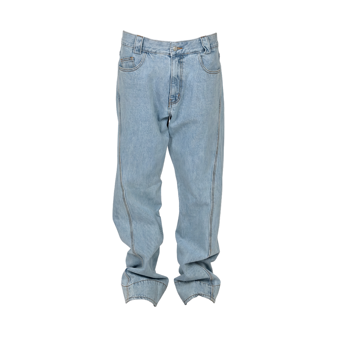 플라스틱 프로덕트 MPa 드리프트 데님 팬츠 스틸 블루(Plastic Product MPa Drift Denim Pants Steel Blue)