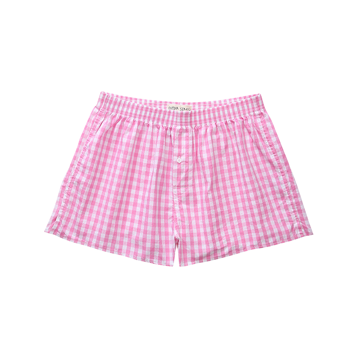 아웃도어서비스 체크 트렁크스 - 핑크(OS Check Trunks - Pink)
