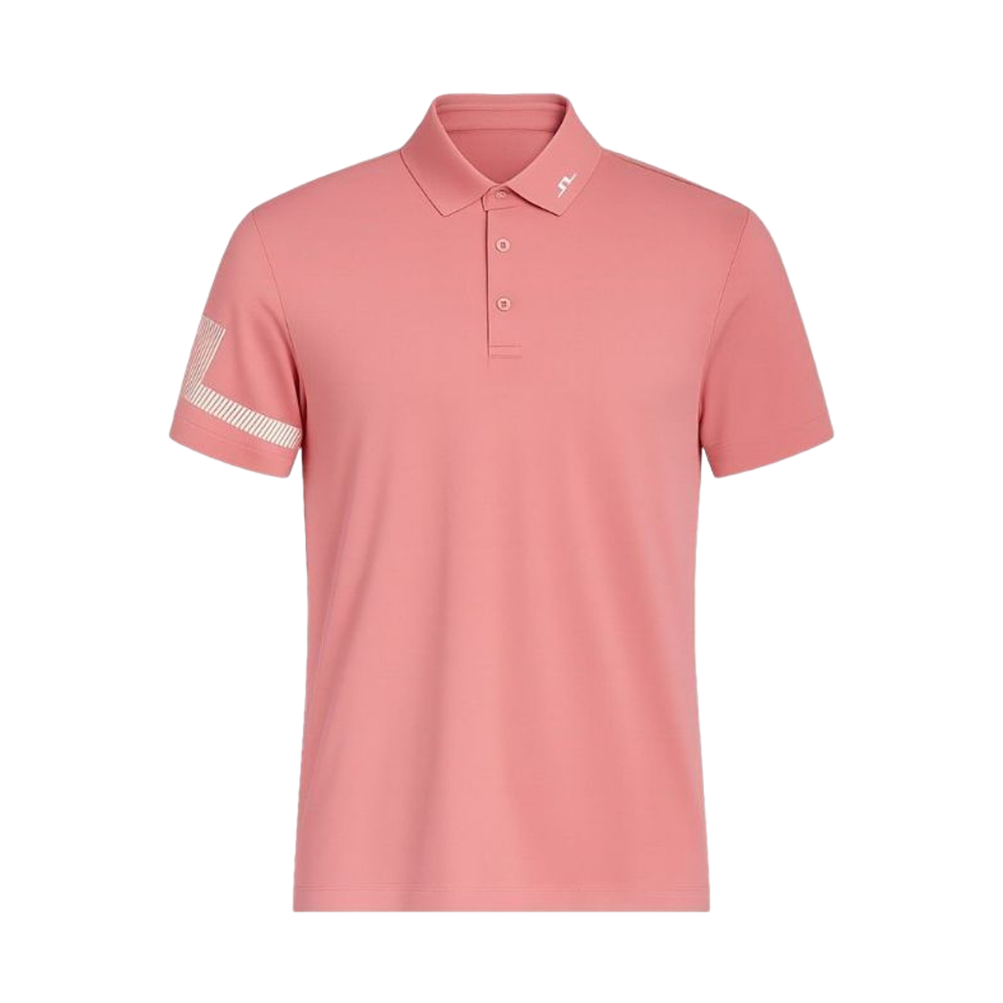 GMJT14650-S226 J.Lindeberg Heath Polo Flamingo Plume