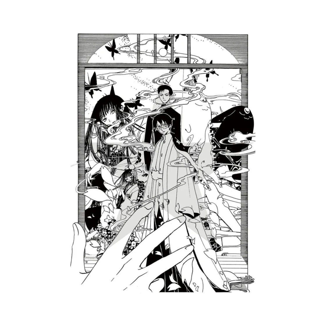 컨버스 도쿄 x 클램프 x 카와무라 코스케 그래픽 포스터 xxx홀릭 A(Converse Tokyo x Clamp x Kosuke Kawamura Graphic Poster xxxHolic A)
