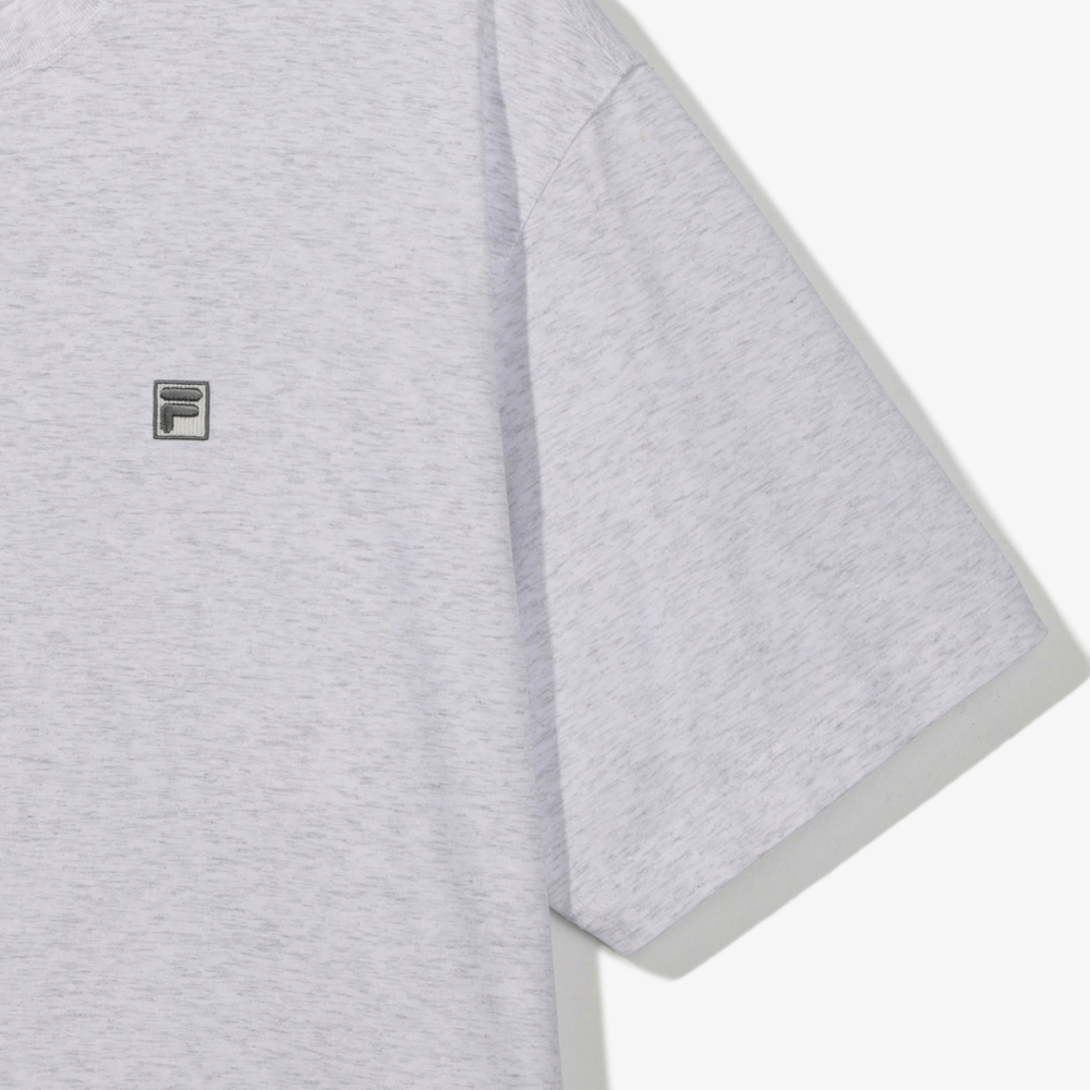 [6% 적립] 휠라 Coldwave+ 뒤판 레터링 반팔티 화이트멜란지([6% 적립] FILA Coldwave+ Back Lettering T-Shirt White Melange) - 4