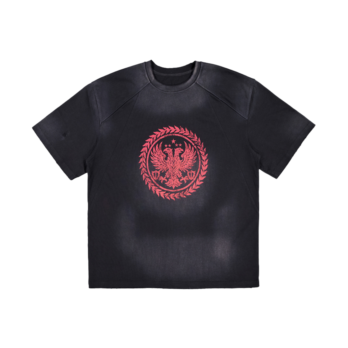 포스센스티브 옵시디언 이글 티셔츠 블랙 레드(Force Sensitive Obsidian Eagle T-Shirt Black Red)