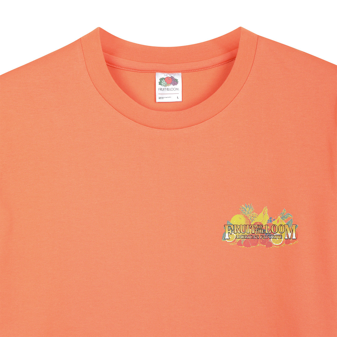 프룻오브더룸 프룻 오리지널 반팔티셔츠 오렌지(fruitoftheloom Fruit Original Banpal T-shirts ORANGE) - 3