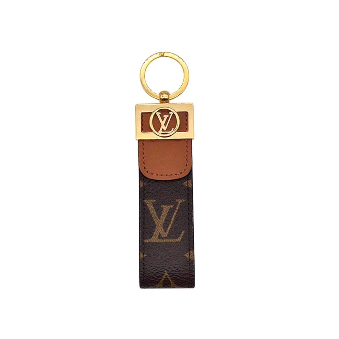 IT6NV38I5248 Louis Vuitton Monogram Dolphin Dragonne Keychain & Bag Charm L875875
