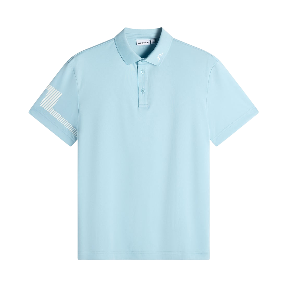 GMJT14650-O127 J.Lindeberg Heath Polo Forget Me Not