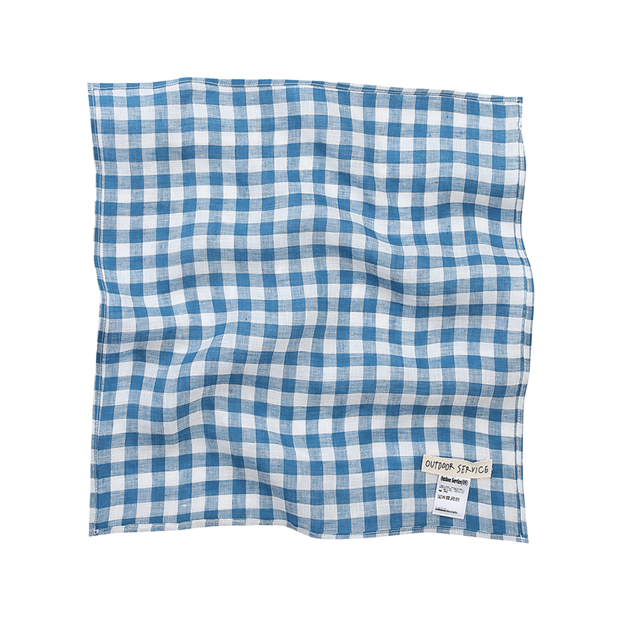 아웃도어서비스 린넨 서비스 타월 - 블루 깅엄(OS Linen Service Towel - Blue Gingham) - 2