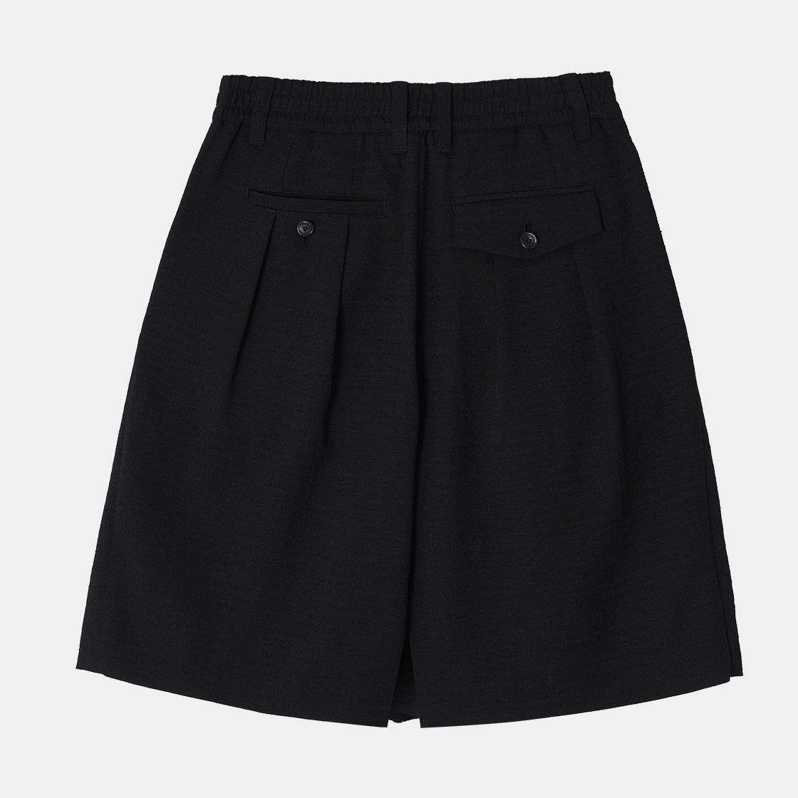 (W) 송지오 컬렉션 드레이프 볼륨 쇼츠 블랙((W) SONGZIO COLLECTION Drape Volume Shorts Black) - 2