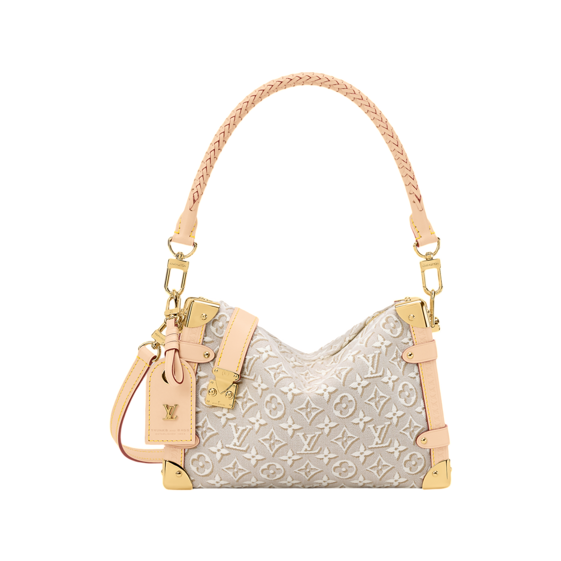 M2A145 Louis Vuitton Side Trunk MM Monogram Embleme Peuplier