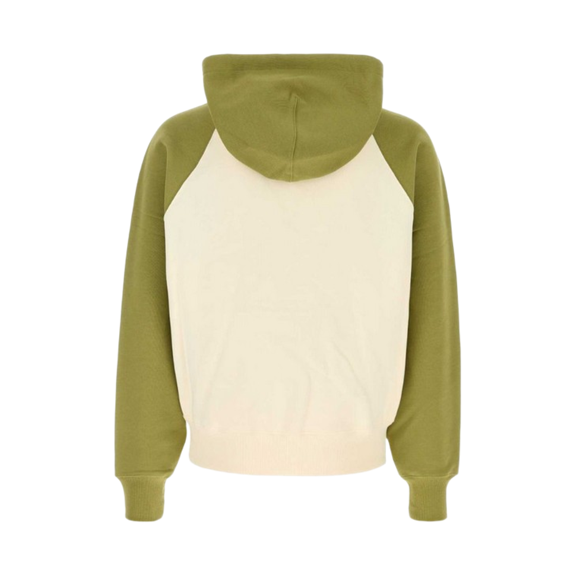아미 빅 하트 로고 니트 패치 박시 핏 후드 마차 화이트 크림(AMI de Coeur Knit Patch Boxy Fit Hoodie Matcha White Cream) - 2
