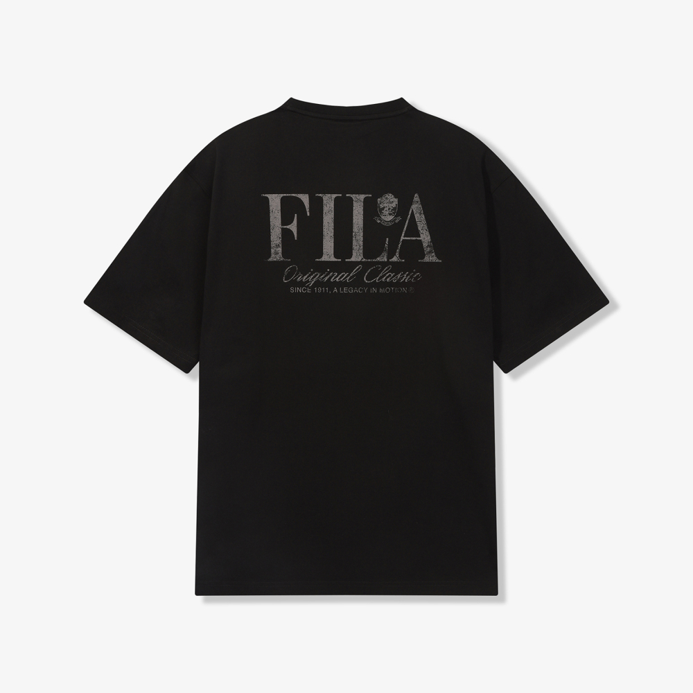 [6% 적립] 휠라 Coldwave+ 뒤판 레터링 반팔티 블랙([6% 적립] FILA Coldwave+ Back Lettering T-Shirt Black) - 2