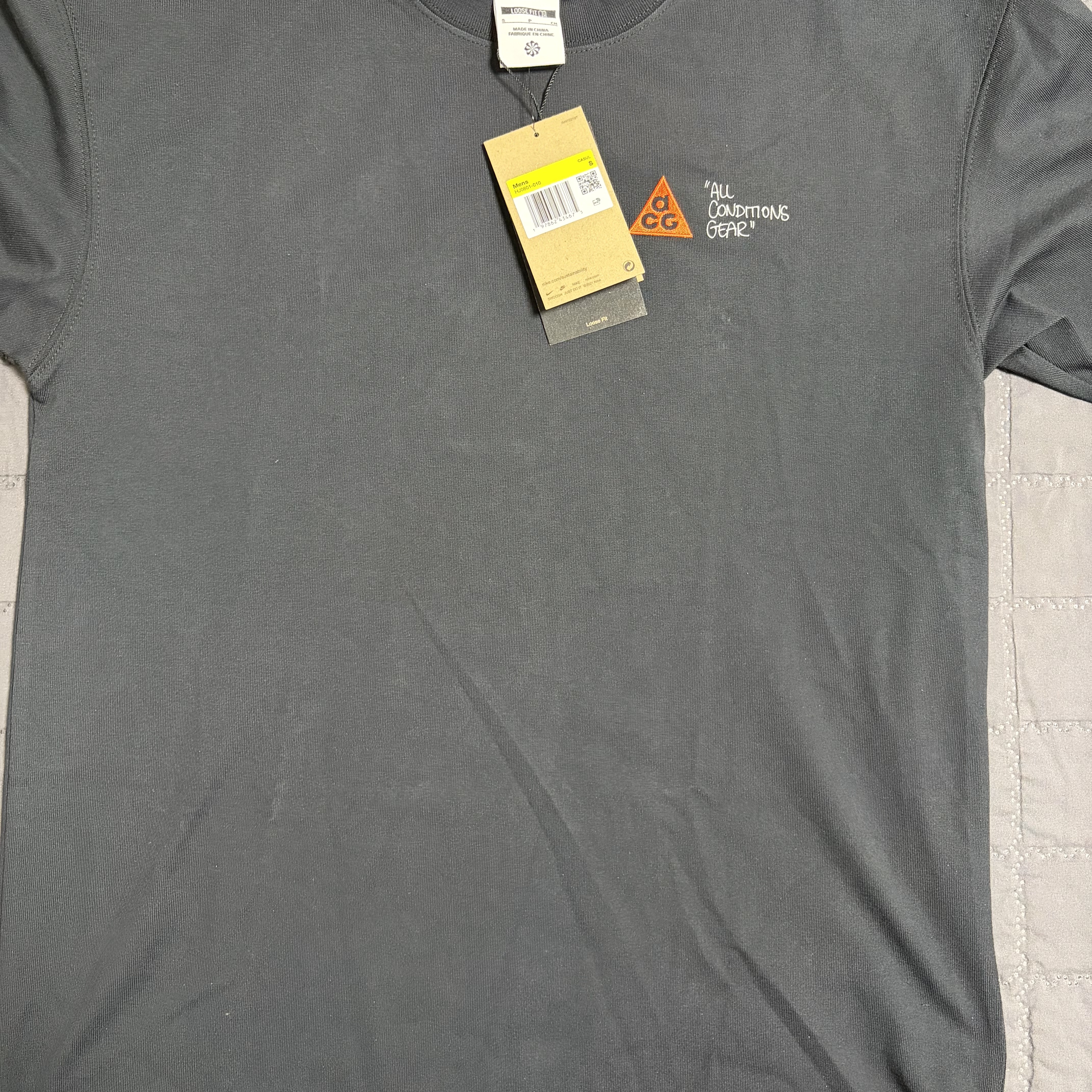 Nike ACG Dri-Fit T-Shirt Black - Asia 착용 스타일 - 1