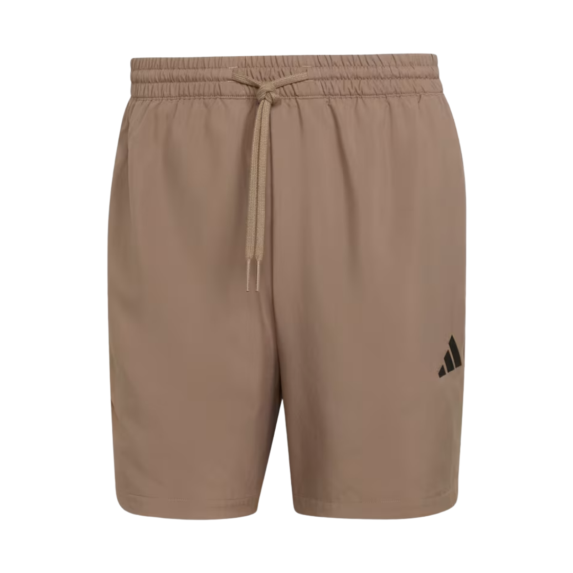 KF2400 Adidas Essentials Small Logo Chelsea Shorts Khaki Six Black - KR Sizing