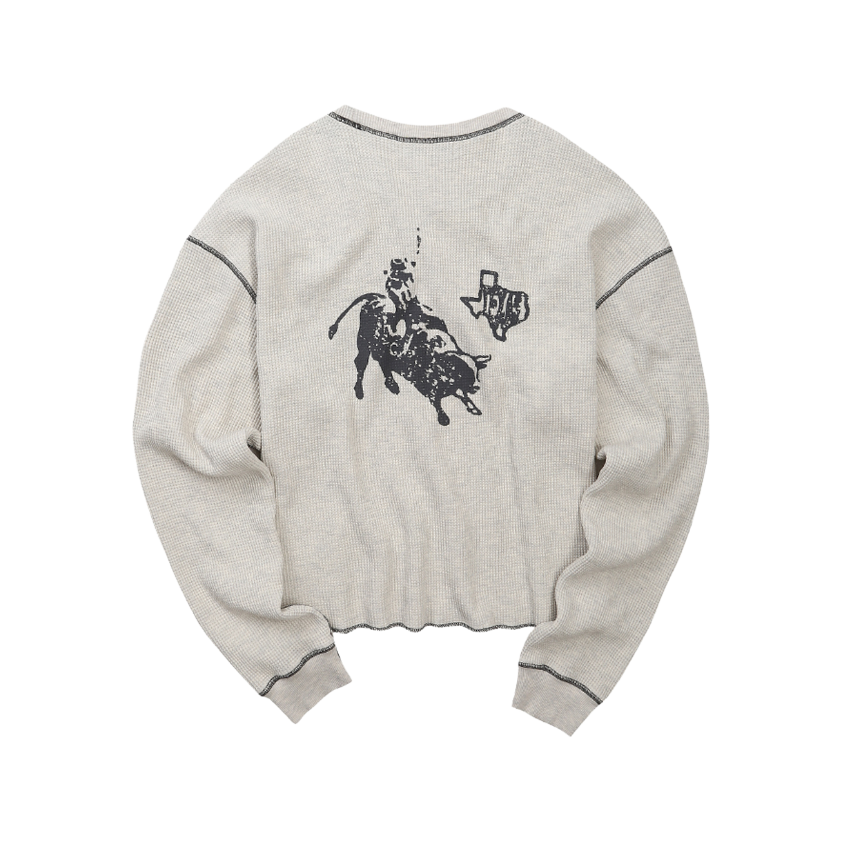 아웃도어서비스 로데오 와플 롱슬리브 - 에크루(OS Rodeo Waffle Long Sleeve - Ecru) - 2