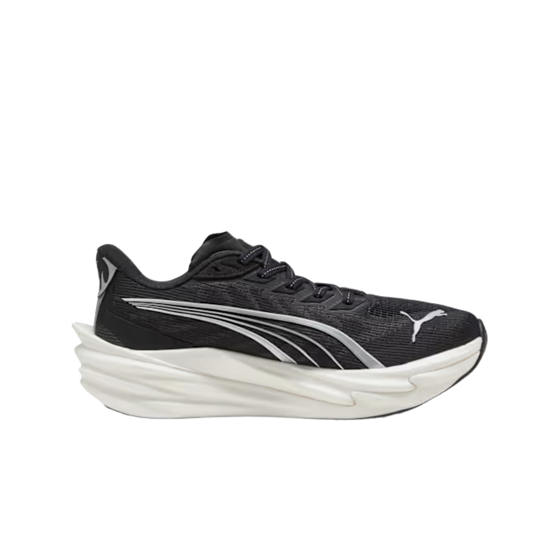 312902-01 (W) Puma Deviate Nitro 4 Puma Black Puma White Puma Silver