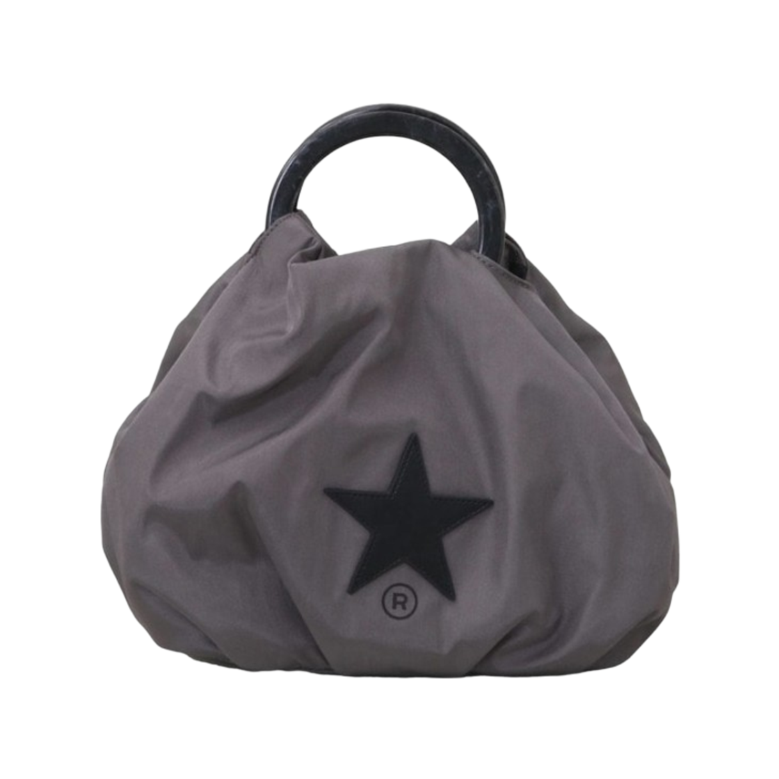 컨버스 도쿄 아크릴 핸들 벌룬 숄더백 그레이(Converse Tokyo Acrylic Handle Balloon Shoulder Bag Gray)