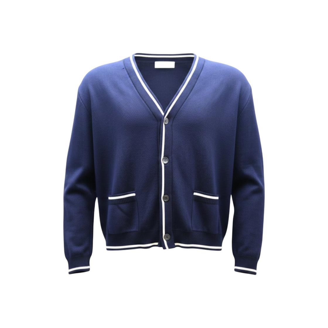 ITHCVV3CBFKD Thom Browne Stitched V-Neck Cardigan MCK471A