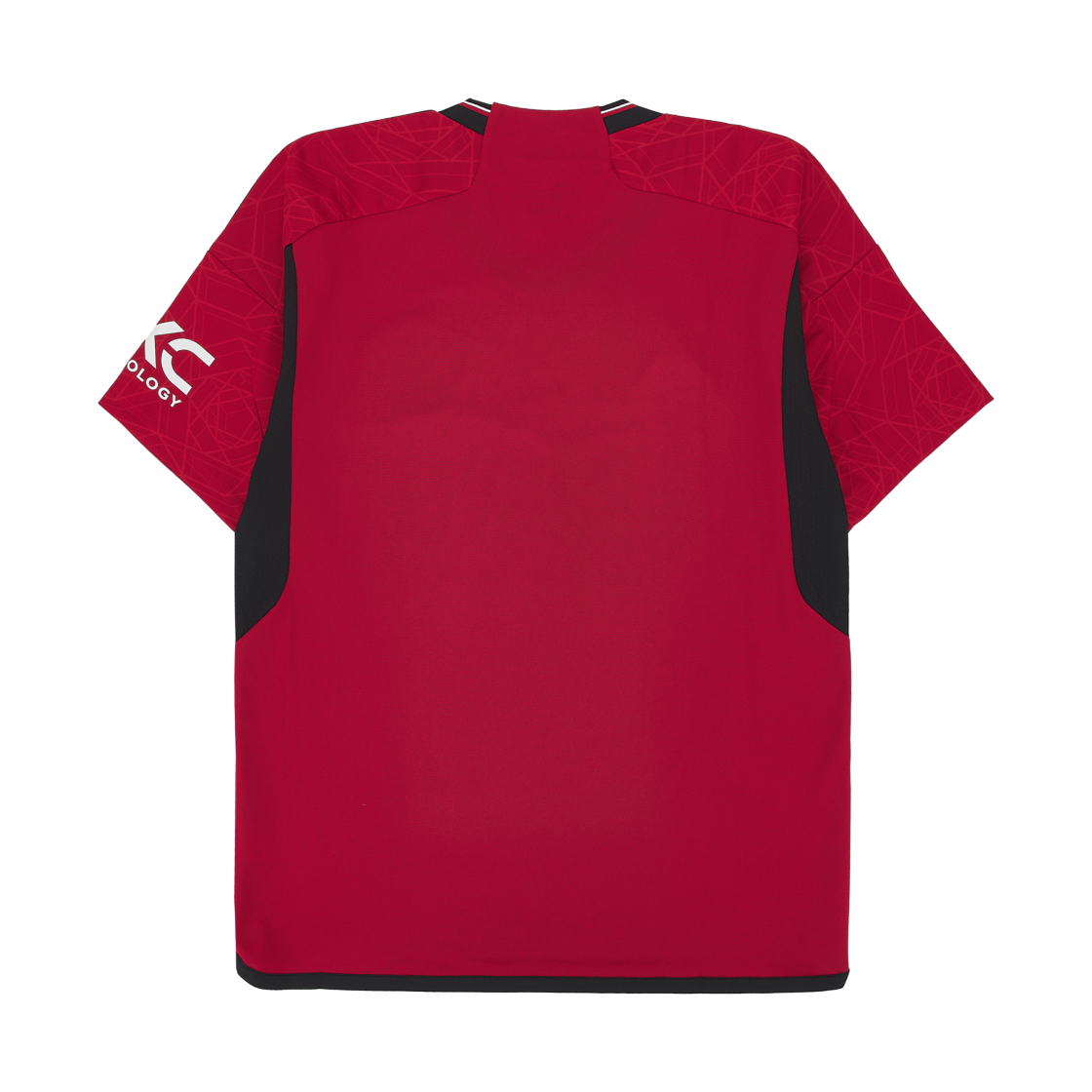 아디다스 맨체스터 유나이티드 2023/24 홈 저지 팀 컬리지에이트 레드 - US 사이즈 (논 마킹 버전)(Adidas Manchester United 2023/24 Home Jersey Team Collegiate Red - US Sizing (Non Marking Ver.)) - 2