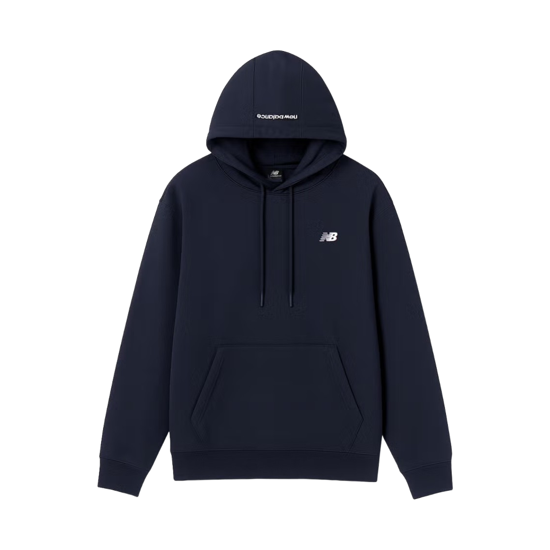 NBN0E41113-59 New Balance Essential Classic Fleece Hoodie Navy
