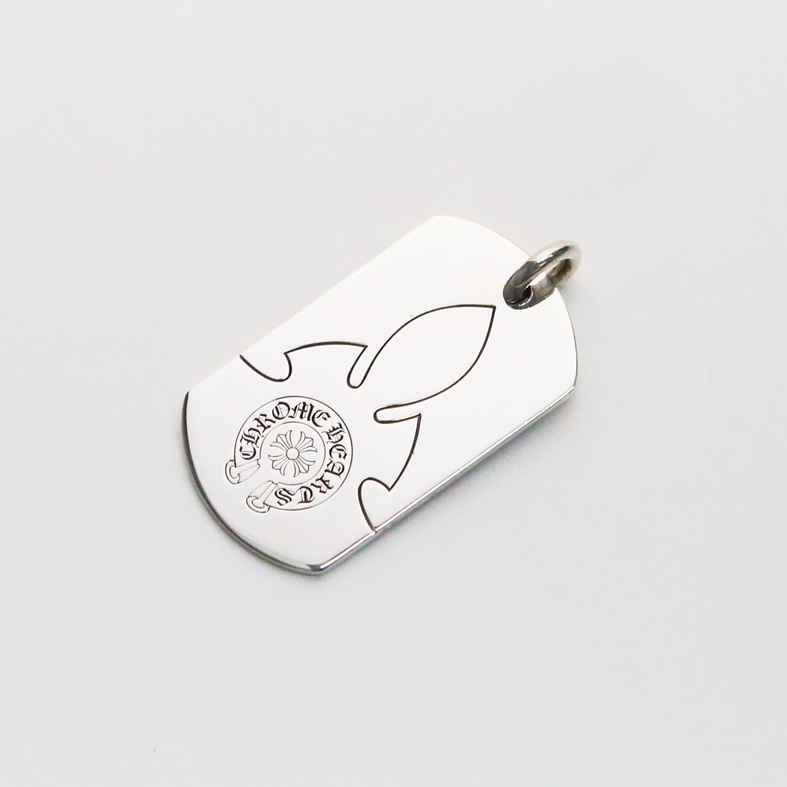 한스룸 크롬하츠 플레어니 도그택 라지(Hansroom Chrome Hearts Fleurknee Dogtag LRG) - 4